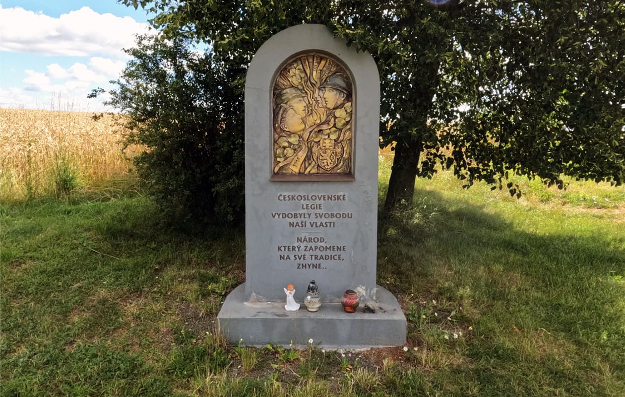 pomník legionářů milostovice